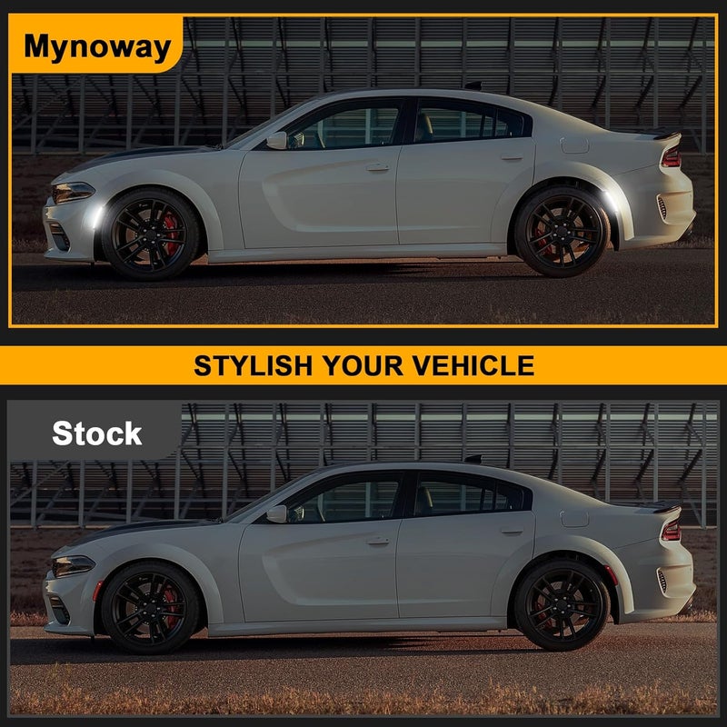 Mynoway Side Marker Lights for Dodg’e Charger 2015-2023 – 4PCS Front & Rear LED Fender Light White Parking Lamp for Charger SXT Scatpack SRT Hellcat 2015 2016 2017 2018 2019 2020 2021 2022 2023 - Image 4